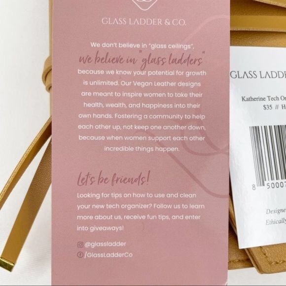 NWT Glass Ladder Co “The Katherine” Tech Organizer Roll - Picture 4 of 8